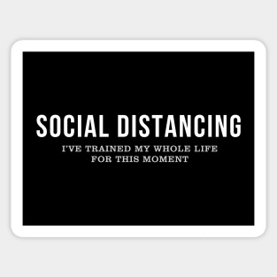 Social Distancing Training Sticker